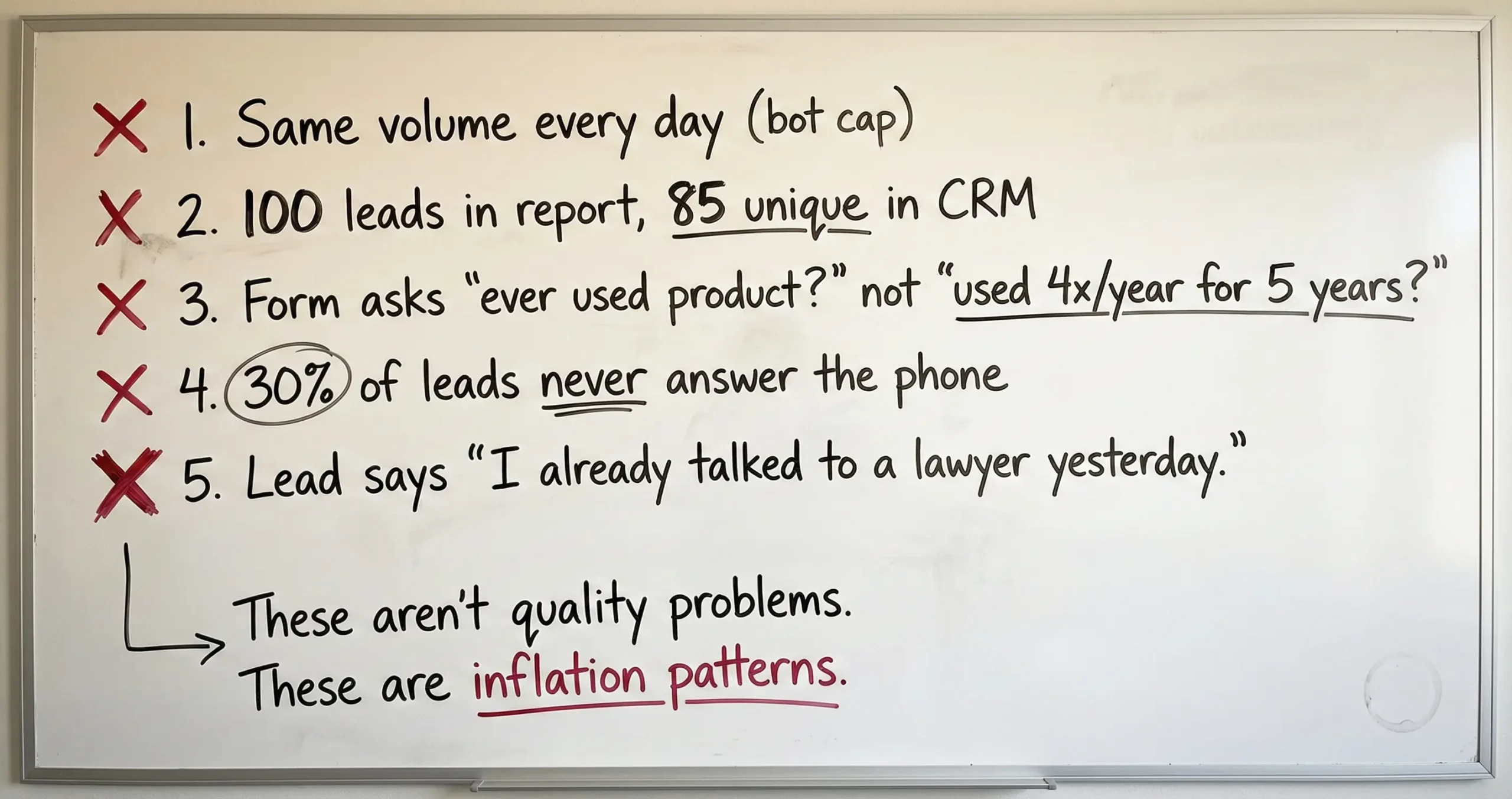 5 Signs Your Marketing Agency Is Inflating Lead Numbers