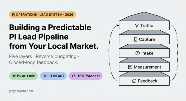 How to Build a Predictable PI Lead Pipeline from Your Local Market