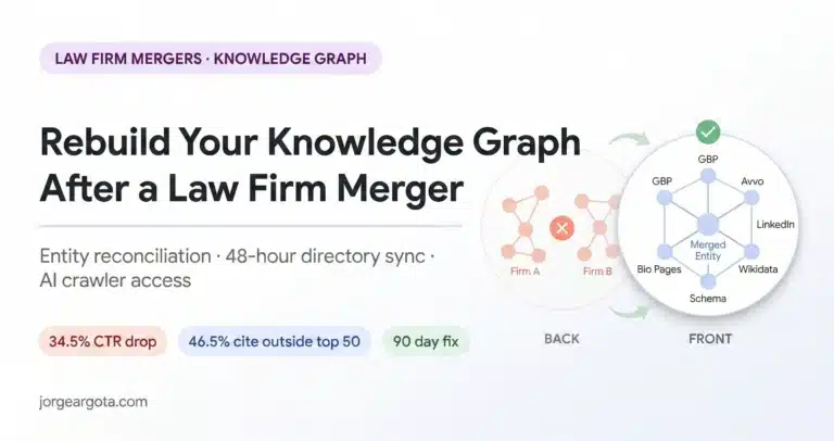 How to Rebuild Your Law Firm’s Knowledge Graph After a Merger So AI Actually Cites Your Attorneys