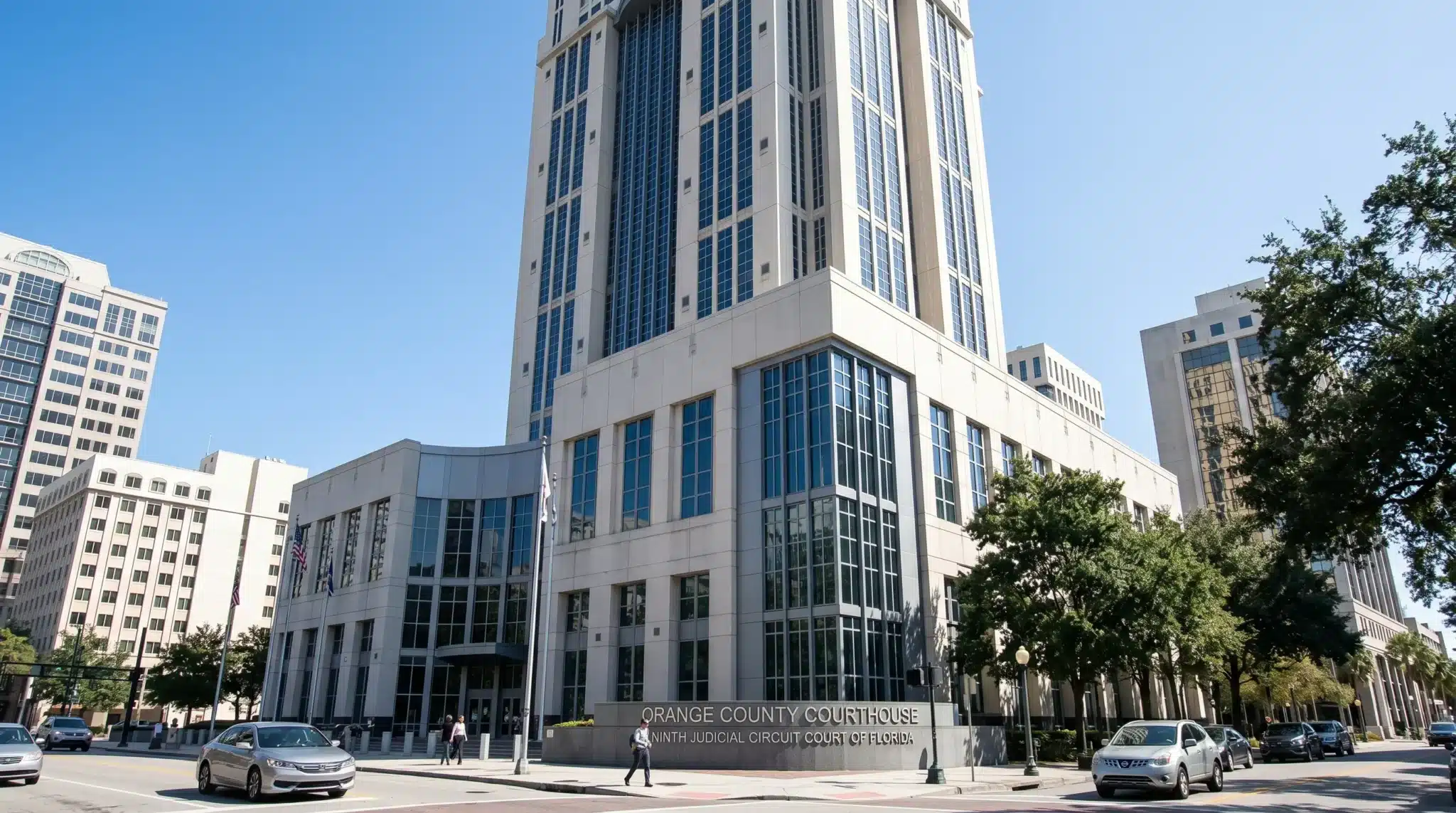 Orange County Courthouse, 9th Judicial Circuit of Florida, downtown Orlando civil and criminal court venue