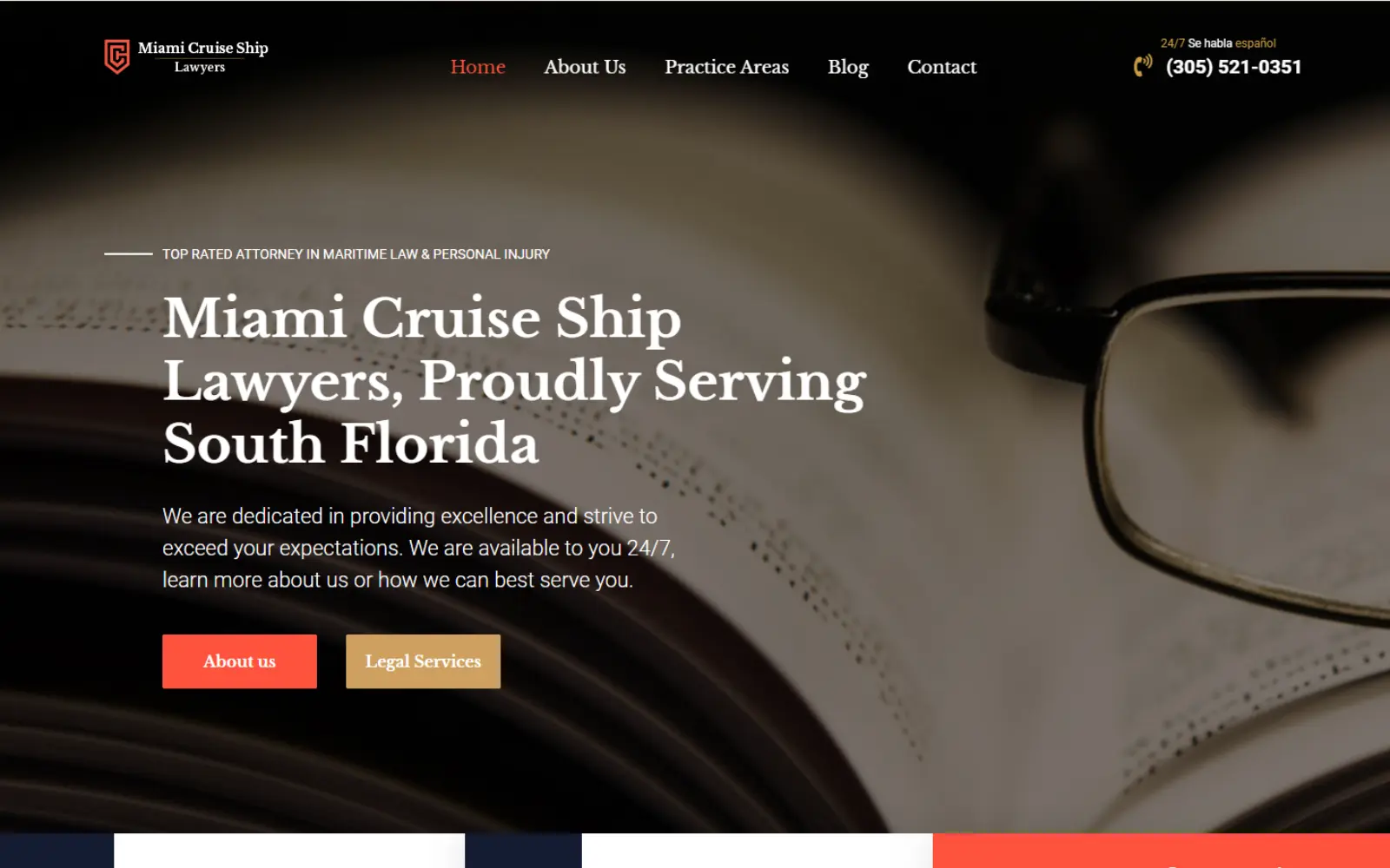 Cruise Ship Lawyers maritime personal injury law firm website