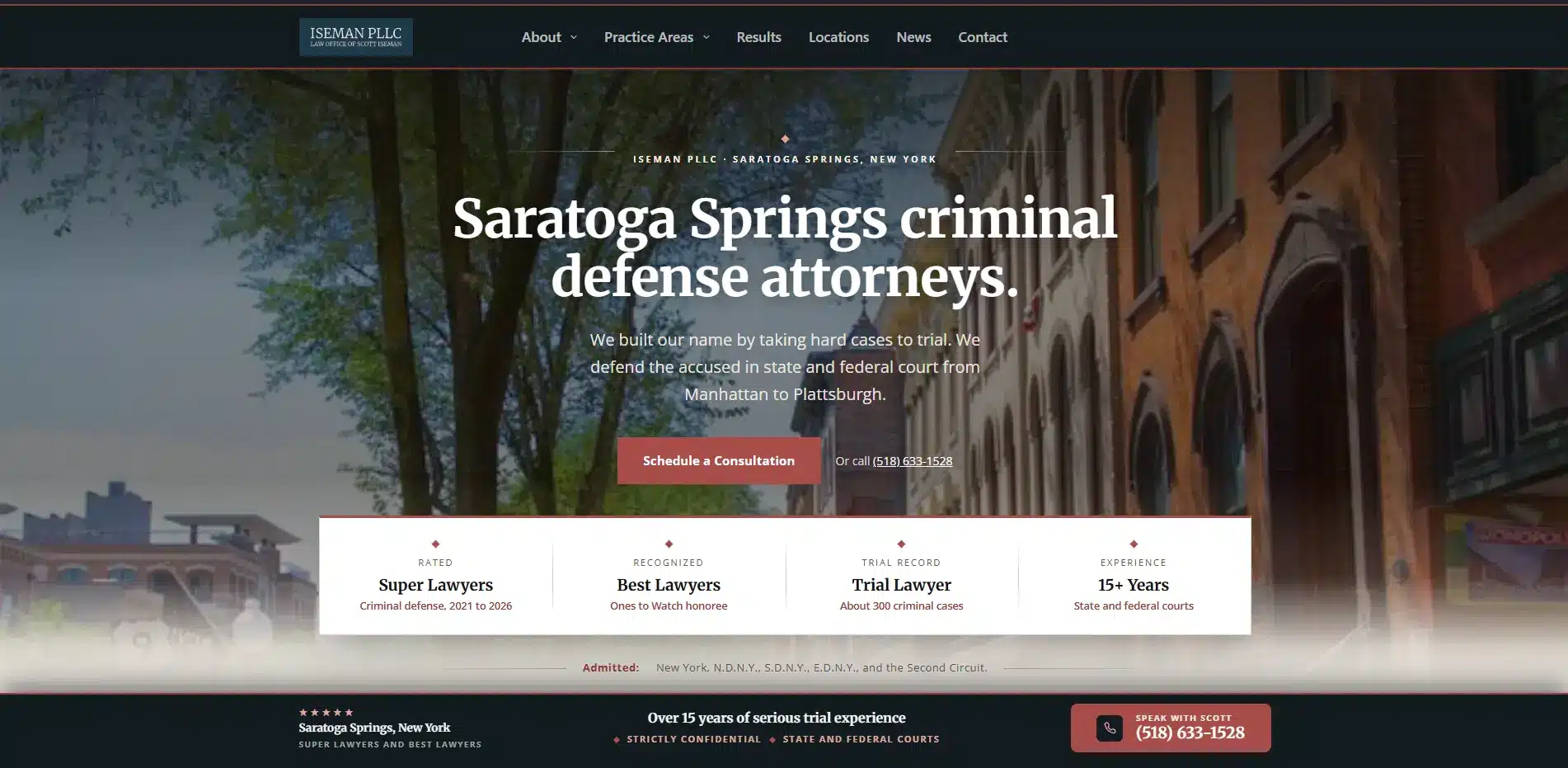 The Iseman PLLC website